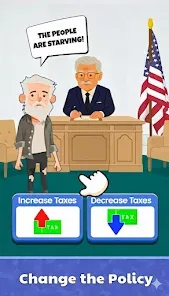 Conquer Countries policy change screen with approval consequences