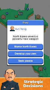 Conquer Countries strategic decision prompt with two outcomes